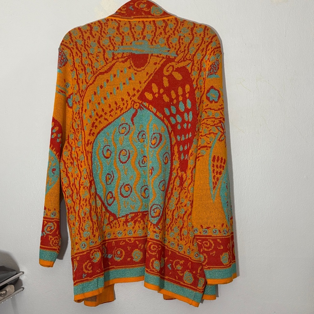 Chacok Multicolor Knit Cardigan medium to large size - Picture 2 of 6